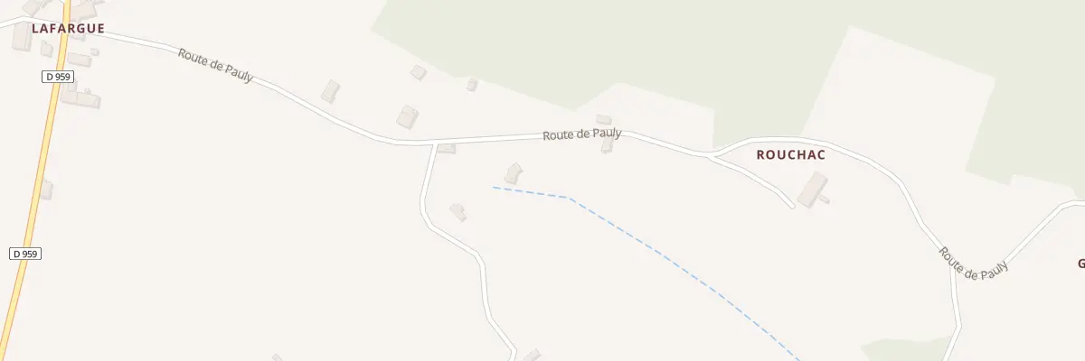 Plan du 454 Rte de Pauly à Puycornet