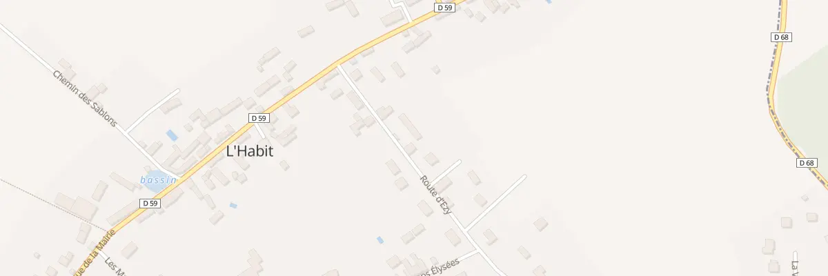 Plan du 5 Rte d’Ezy à L’Habit