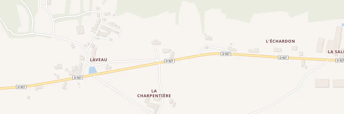 Plan du 14 Laveau à Rivarennes