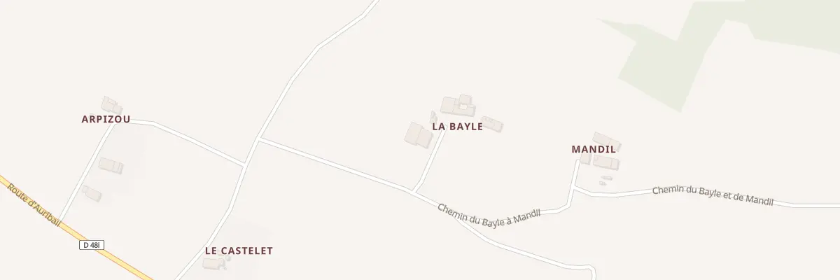 Plan du 120 Le Bayle à Beaumont-sur-Lèze