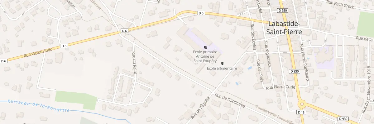 Plan du 319C Rue Victor Hugo à Labastide-Saint-Pierre