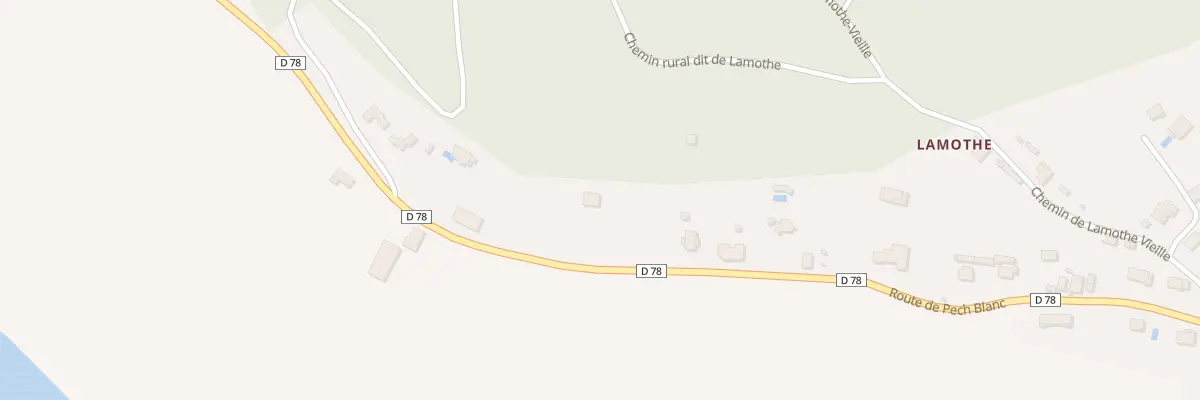 Plan du 830 Rte du Pech Blanc à Lamothe-Capdeville