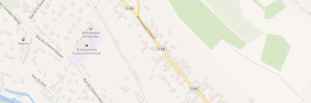 Plan du 109 Rue Aristide Briand à Ménilles