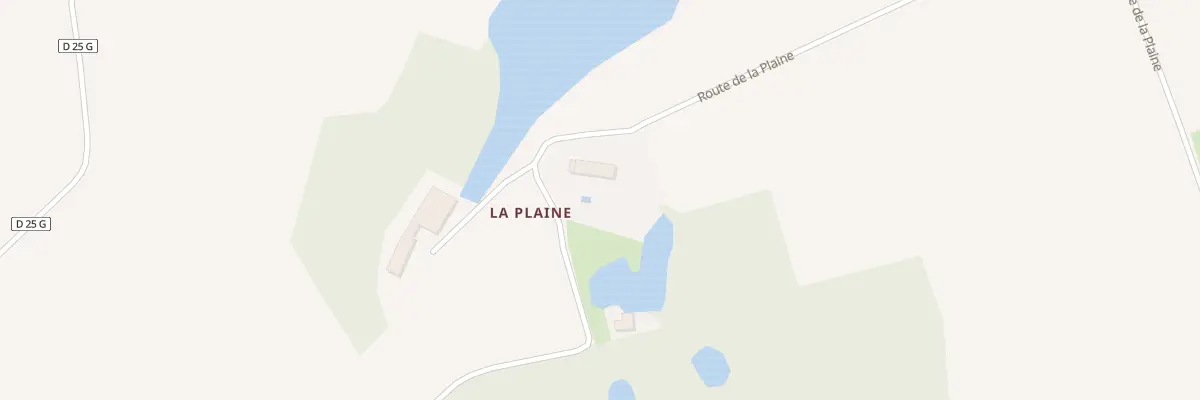 Plan du 62 La Plaine à Castagnac