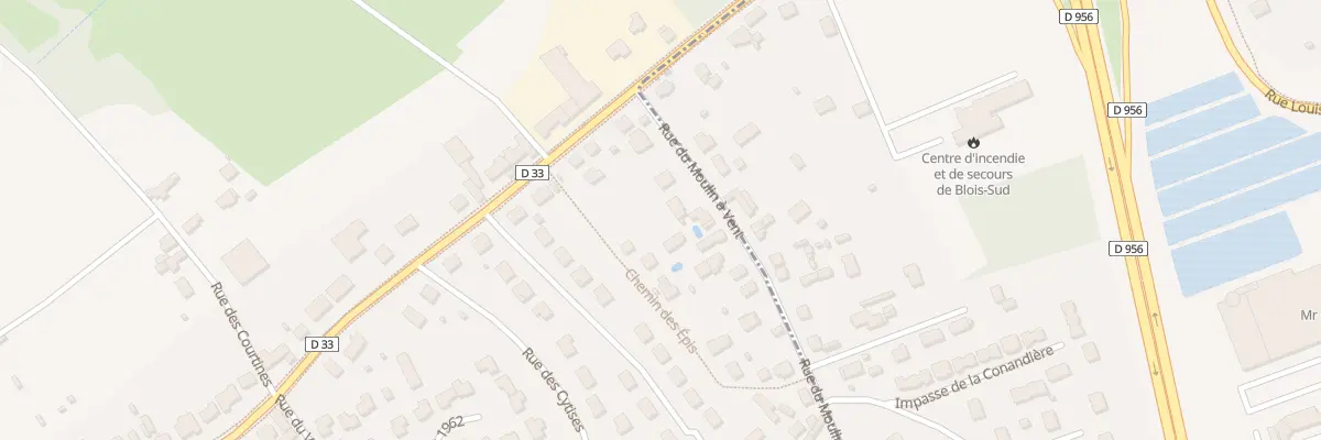 Plan du 6 Rue du Moulin à Vent à Saint-Gervais-la-Forêt