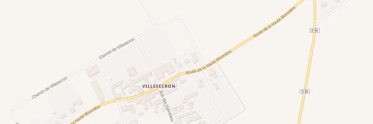 Plan du 4 Rte de la Haute Blonnière à Villerbon
