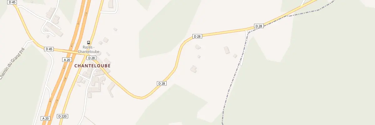 Plan du 17 Chanteloube à Razès