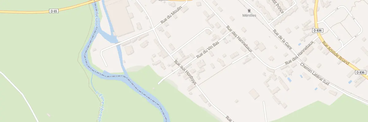 Plan du 3 Rue du Vin Bas à Ménilles