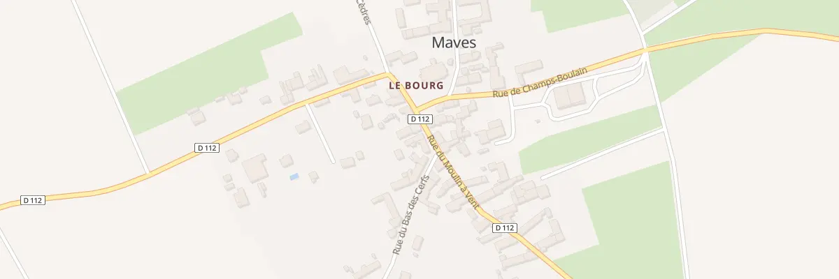 Plan du 3 Rue du Moulin à Vent à Maves