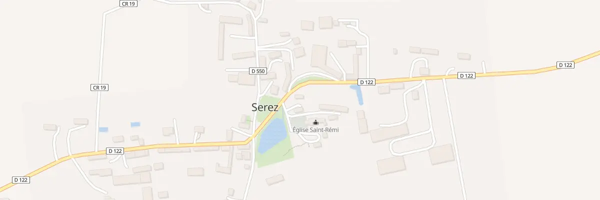 Plan du 3B Rue du Fond de Petite Ville à Serez