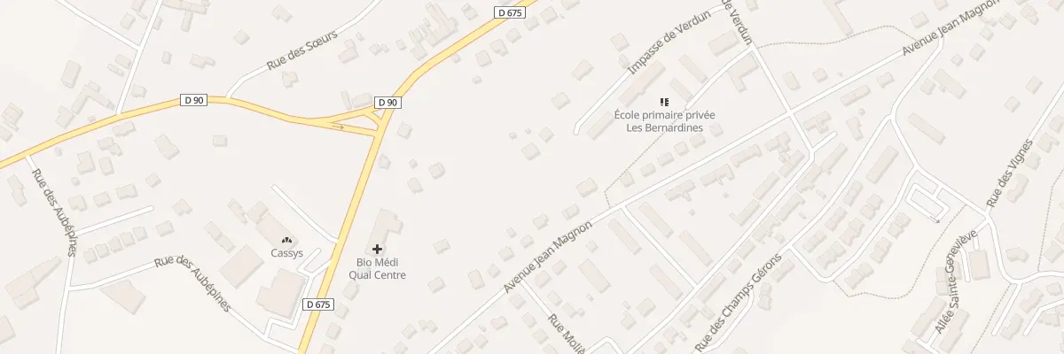 Plan du 40B Av Jean Magnon à Saint-Aignan