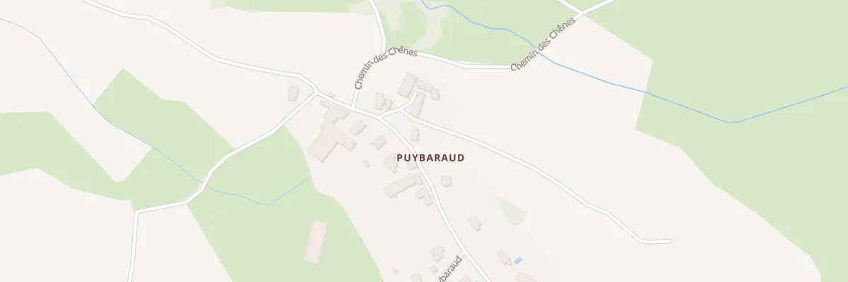 Plan du 14B Rte du Puybaraud à Saint-Hilaire-Bonneval