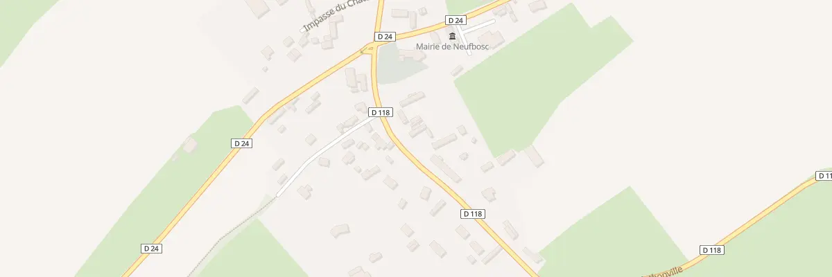 Plan du 5004 Le Bourg à Neufbosc