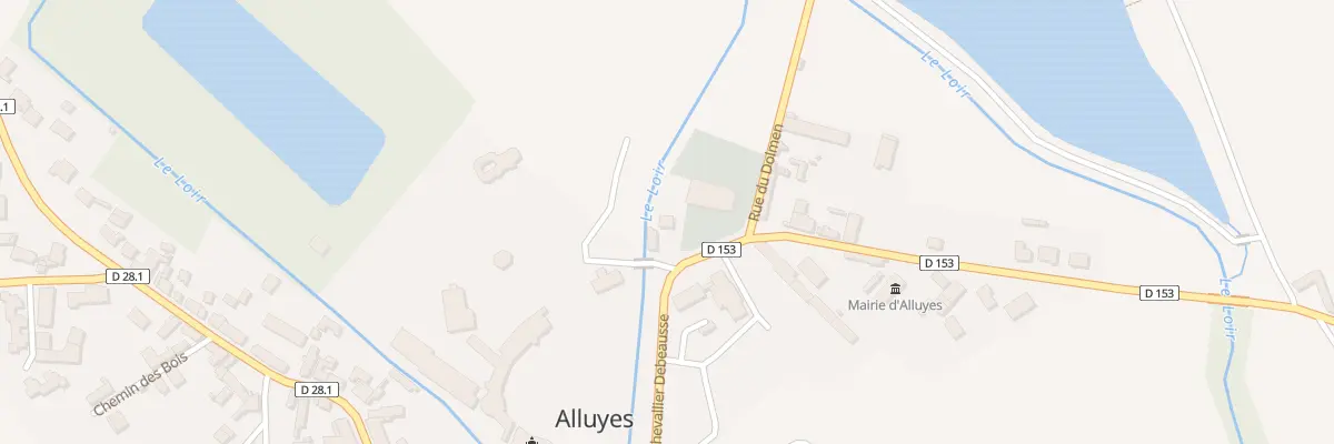 Plan du 1 Rue de la Basse Cour à Alluyes