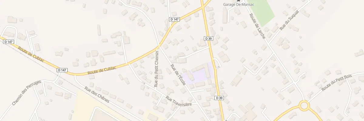 Plan du 33 Rue Principale à Mansac