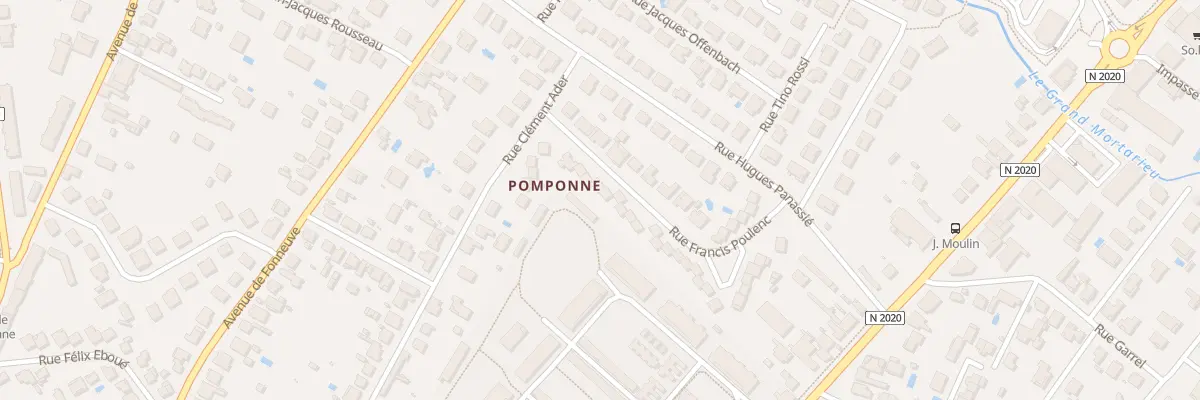 Plan du 39 Rue Francis Poulenc à Montauban