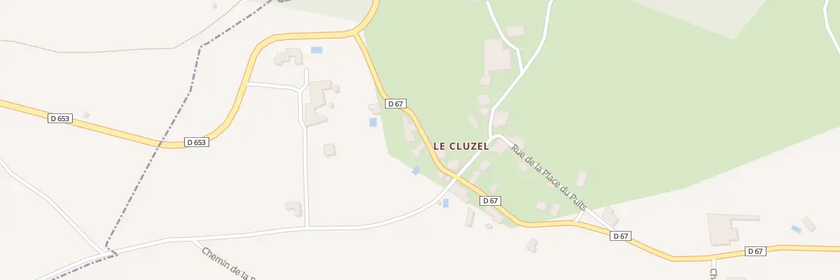 Plan du 2685 Rte du Cluzel à Labastide-Marnhac