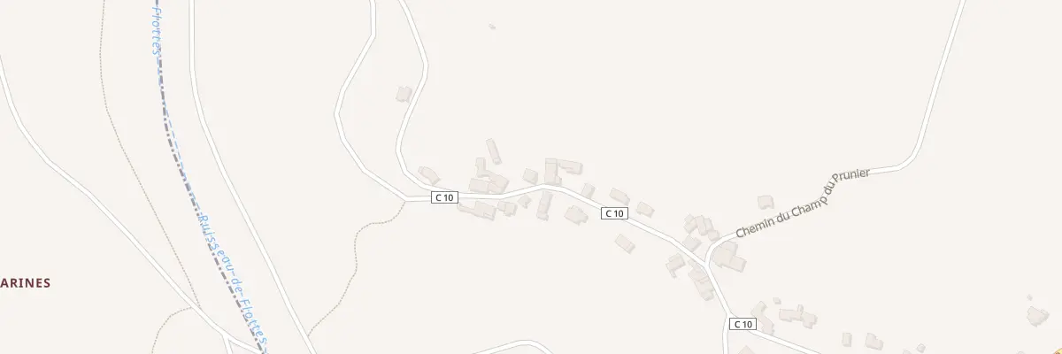 Plan du 532 Rue du Fond du Mas à Pradines