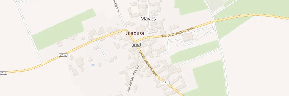 Plan du 2B Rue du Moulin à Vent à Maves