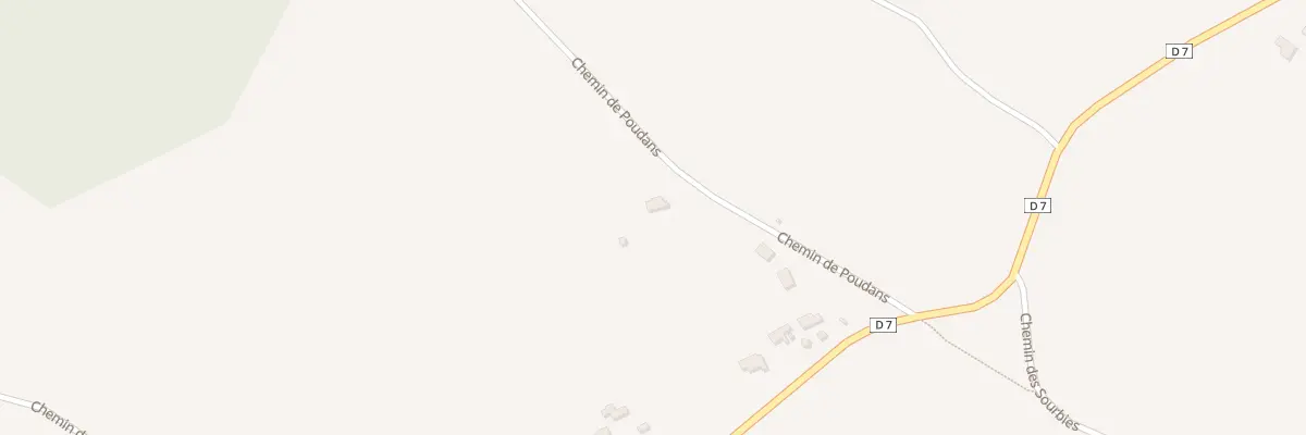 Plan du 207 Chem de Poudans à Labastide-Marnhac
