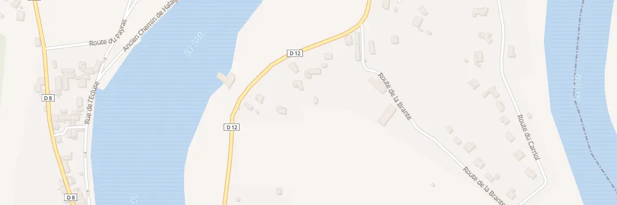 Plan du 307 Rte du Moulinat à Douelle