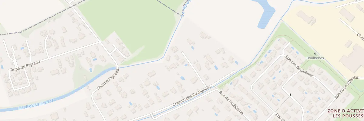 Plan du 125 Che de Rossignolis à Villeneuve-Tolosane