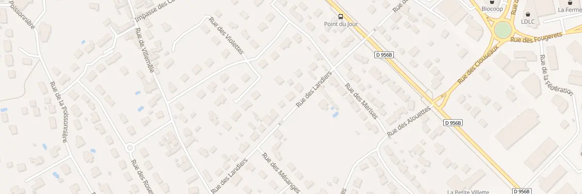 Plan du 13 Rue des Landiers à Saint-Gervais-la-Forêt
