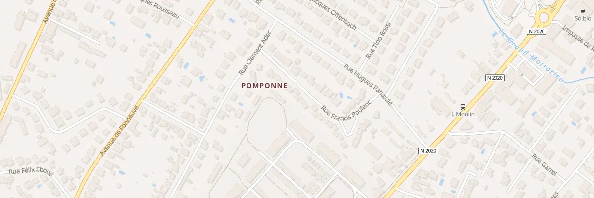 Plan du 35 Rue Francis Poulenc à Montauban