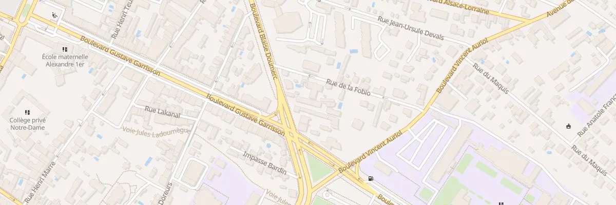 Plan du 464 Bd Blaise Doumerc à Montauban