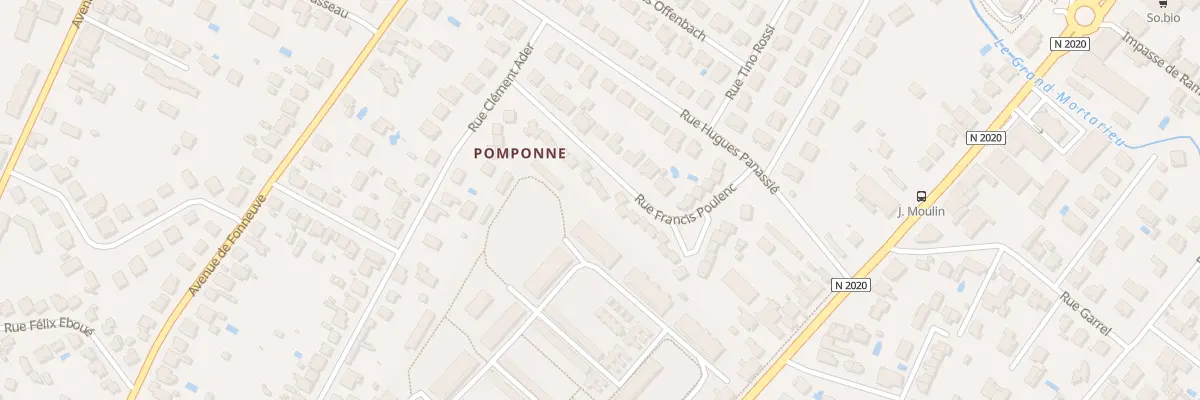 Plan du 31 Rue Francis Poulenc à Montauban