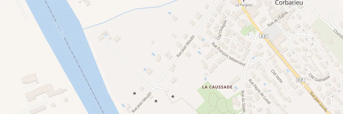 Plan du 18 Rue Jean Moulin à Corbarieu