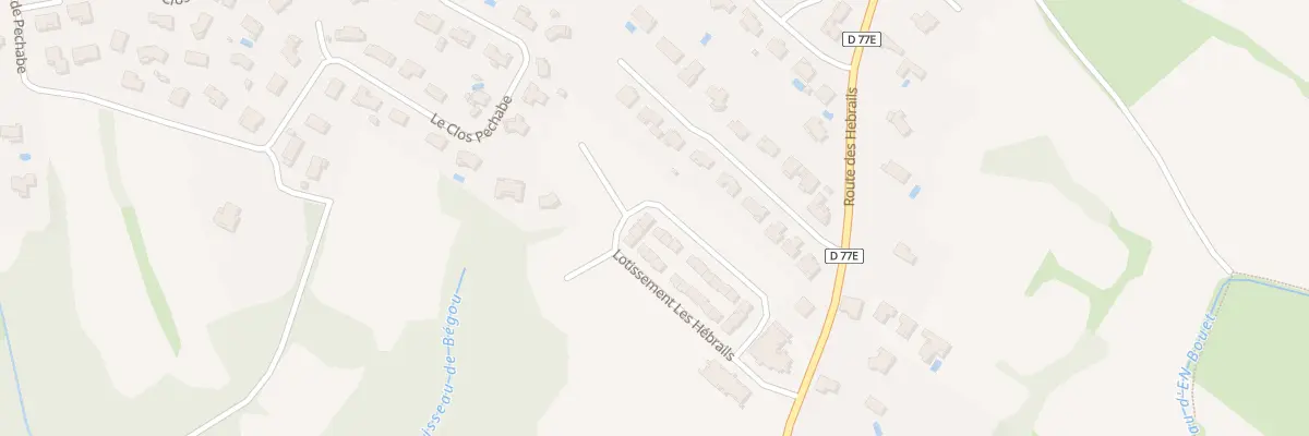 Plan du 25 Rue de la garenne à Castelnau-d’Estrétefonds