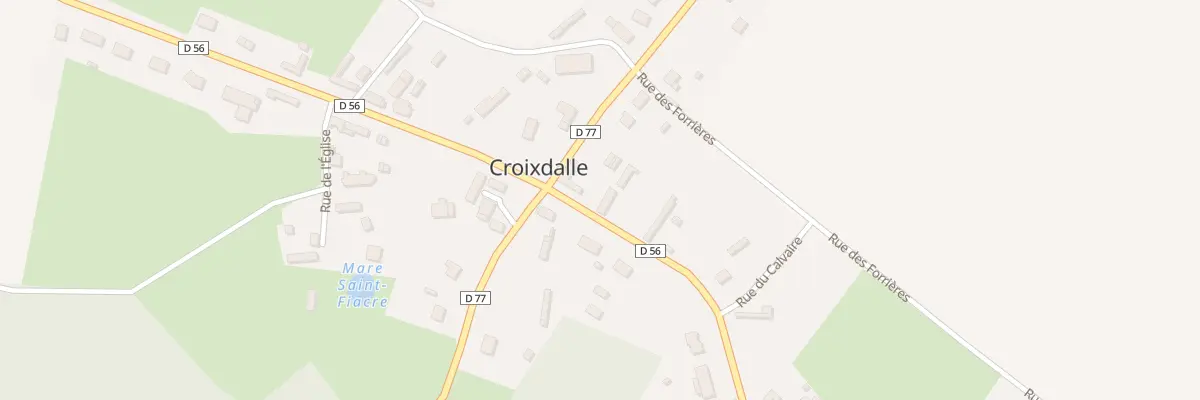 Plan du 5002 Le Bourg à Croixdalle