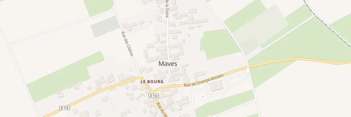 Plan du 5 Rue de la Sixtre à Maves