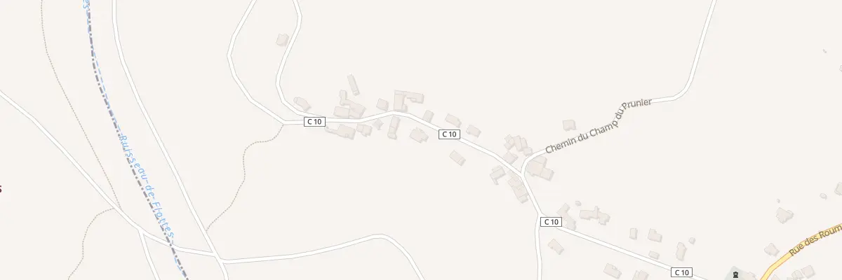 Plan du 463 Rue du Fond du Mas à Pradines