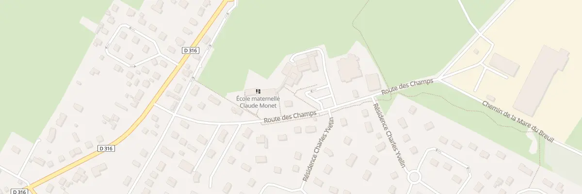Plan du 6 Rue de l’Ecole des Champs à Courcelles-sur-Seine