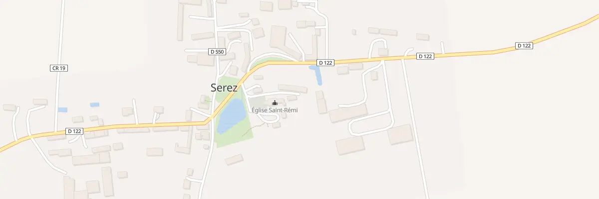 Plan du 3 Rue du Fond de Petite Ville à Serez