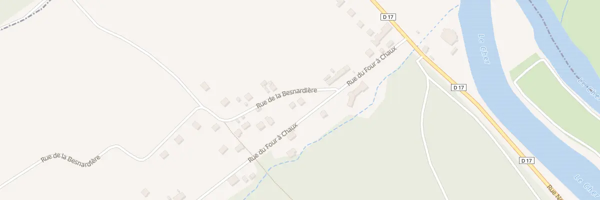 Plan du 8 Rue du Four à Chaux à Saint-Aignan