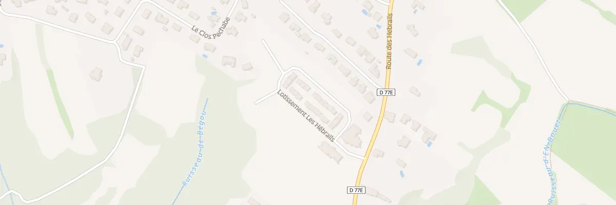 Plan du 37 Rue de la garenne à Castelnau-d’Estrétefonds