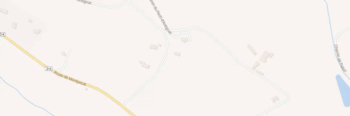Plan du 192 Che du Pech d’Antignac à Castelnau-Montratier