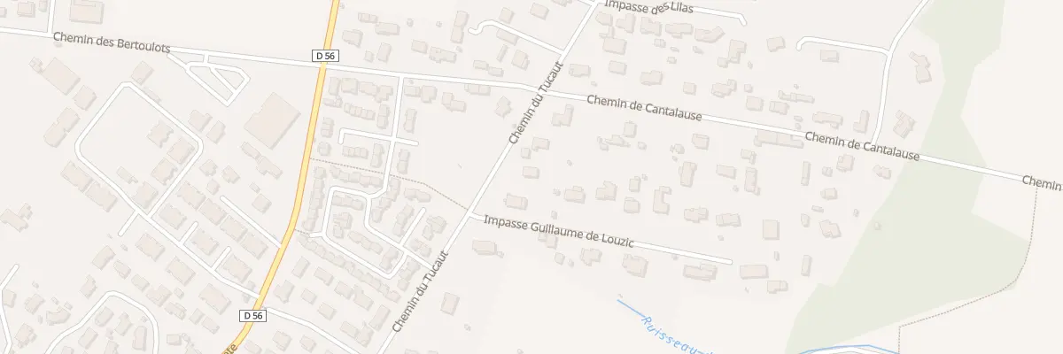 Plan du 440 Che du Tucaut à Eaunes