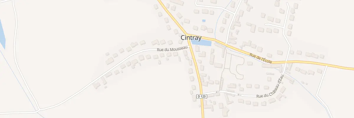 Plan du 1 Rue du Mousseau à Cintray