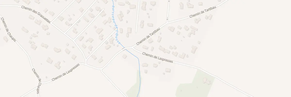 Plan du 7 Che de Laspresses à Saubens