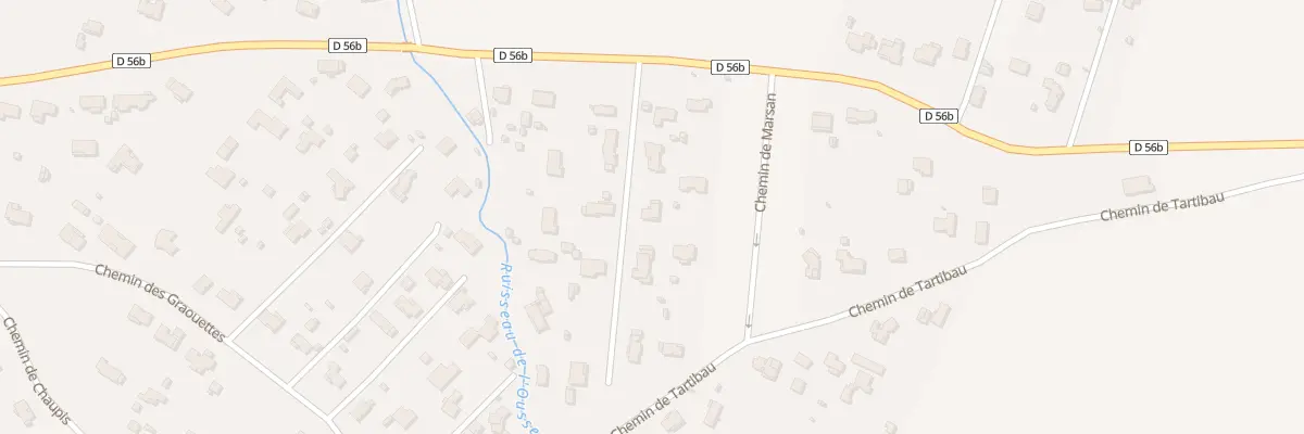 Plan du 56 Che de Pins à Saubens