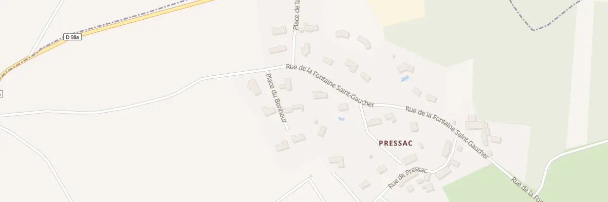 Plan du 3 Pl du Bonheur à Feytiat