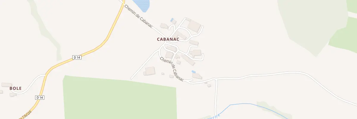 Plan du 225 Cabanac à Tourtrol