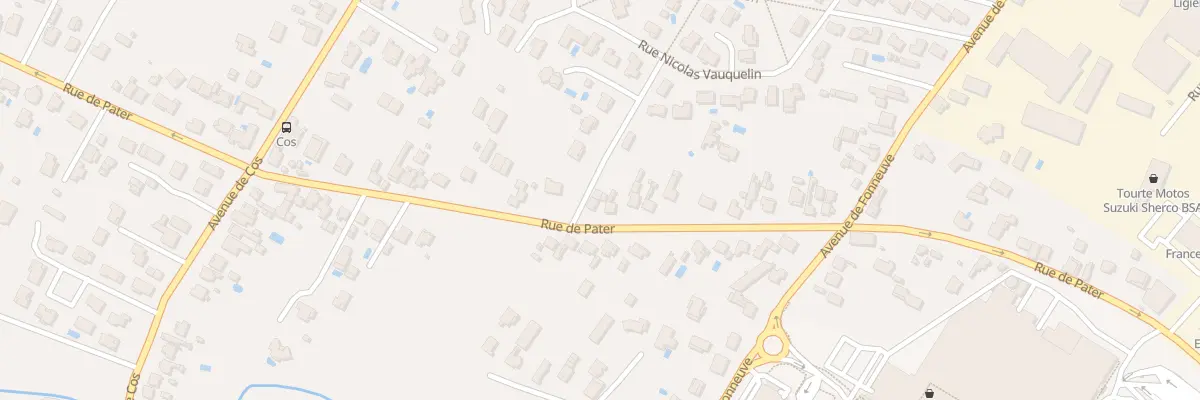 Plan du 642 Rue de Pater à Montauban