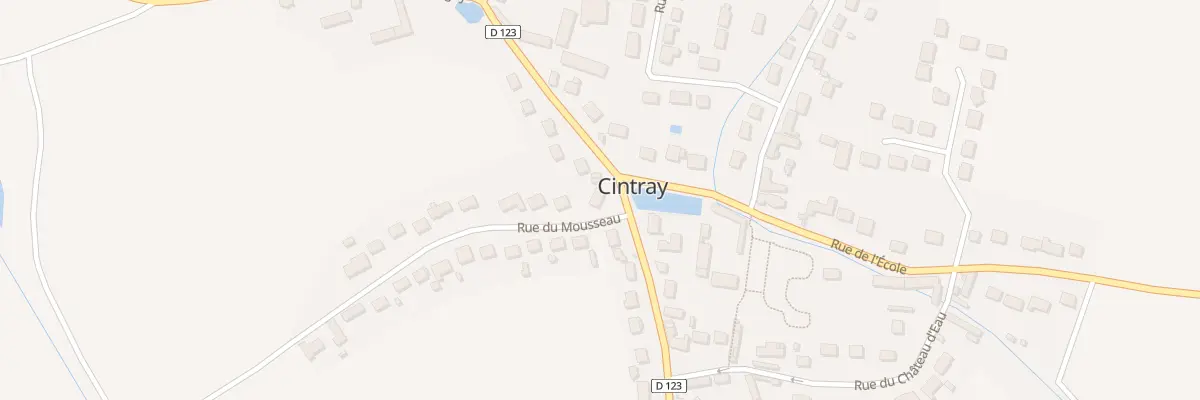 Plan du 2 Rue du Mousseau à Cintray