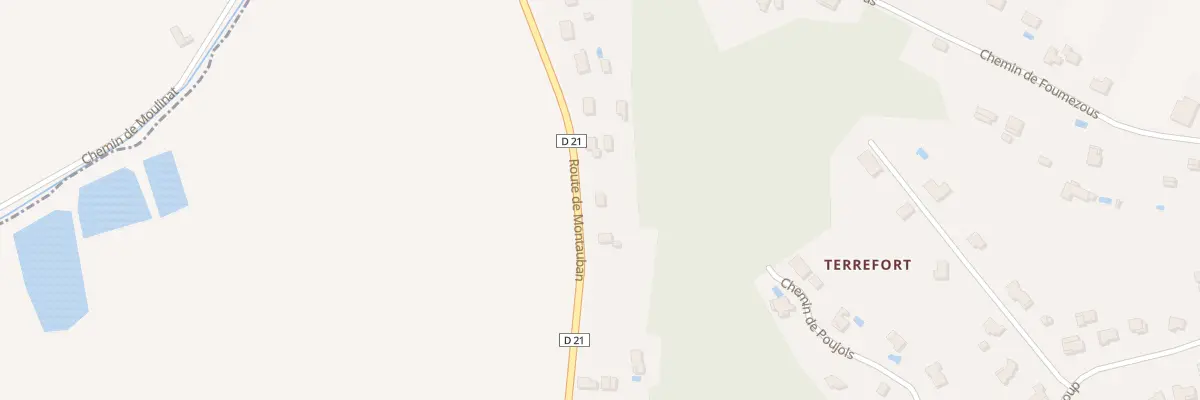 Plan du 740 Rte de Montauban à Corbarieu
