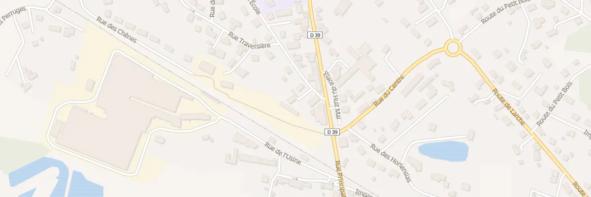 Plan du 2B Rue Traversière à Mansac